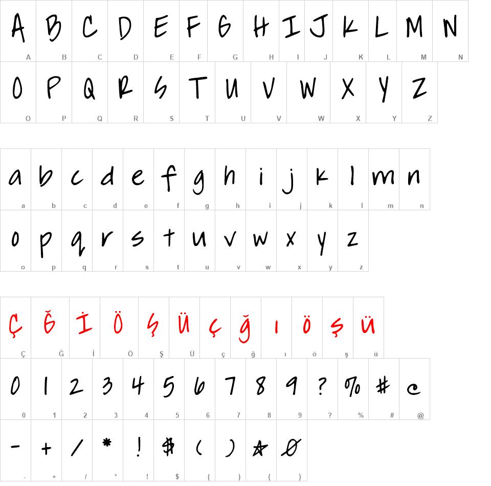 DJB It's Our Choices font